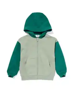 Kinder-Sweatjacke grün