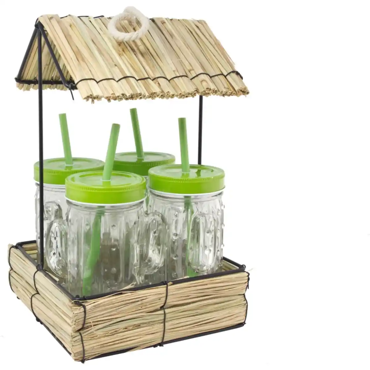 Bild 1 von neuetischkultur Trinkbecher 4 Stück mit Hütte Kaktus