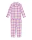 Bild 1 von Kinderpyjama Flanell mit Karos lila