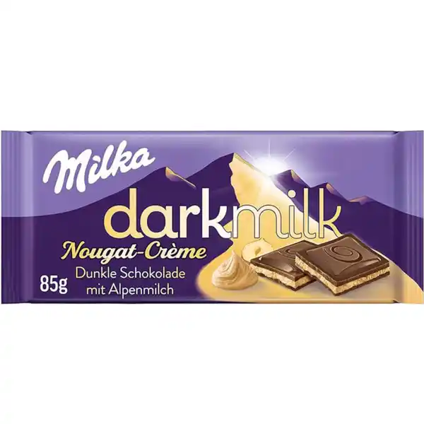 Bild 1 von 2 x Milka darkmilk Nougat-Crème