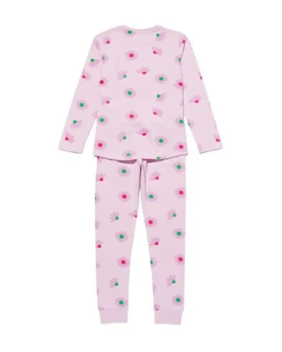 Bild 4 von Kinder-Pyjama, Baumwolle/Elasthan, Blumen lila