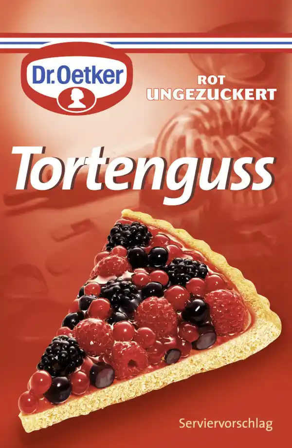 Bild 1 von Dr.Oetker Tortenguss rot ungezuckert 3ST 36G