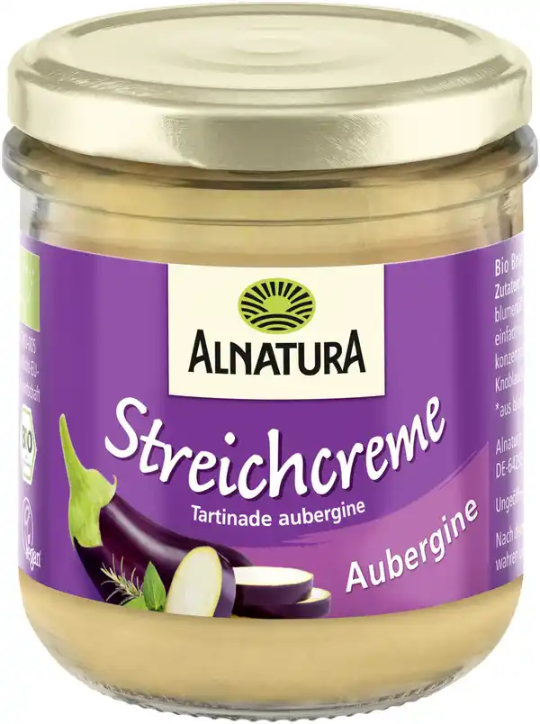 Bild 1 von Bio Alnatura Streichcreme Aubergine 180G