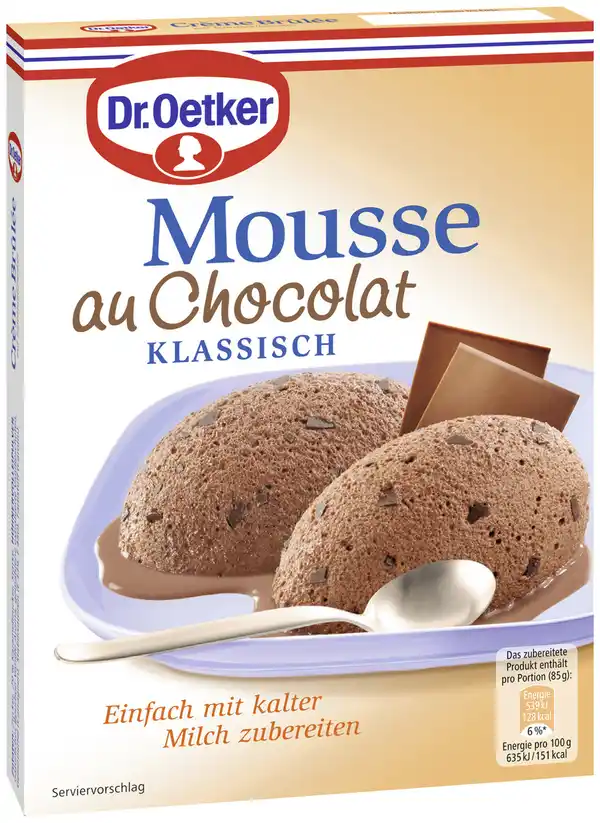 Bild 1 von Dr.Oetker Mousse au Chocolat Klassisch 92G