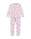 Bild 1 von Kinder-Pyjama, Baumwolle/Elasthan, Blumen lila