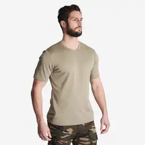 Jagd-T-Shirt 100 atmungsaktiv Herren blassgrün