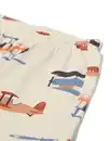 Bild 4 von Kinderpyjama Stretch-Baumwolle Flugzeug und Puppennachthemd eierschalenfarben