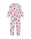 Bild 1 von Kinderpyjama Mikrofaser Blumen lila