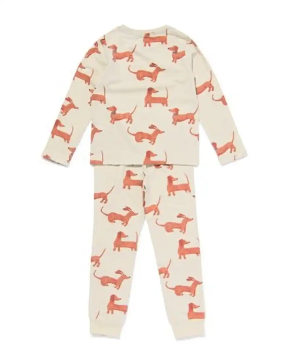 Bild 4 von Kinderpyjama Stretch-Baumwolle Hund beige