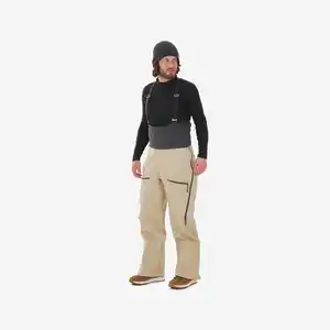 Skihose Herren Latzhose Freeride - FR900 beige