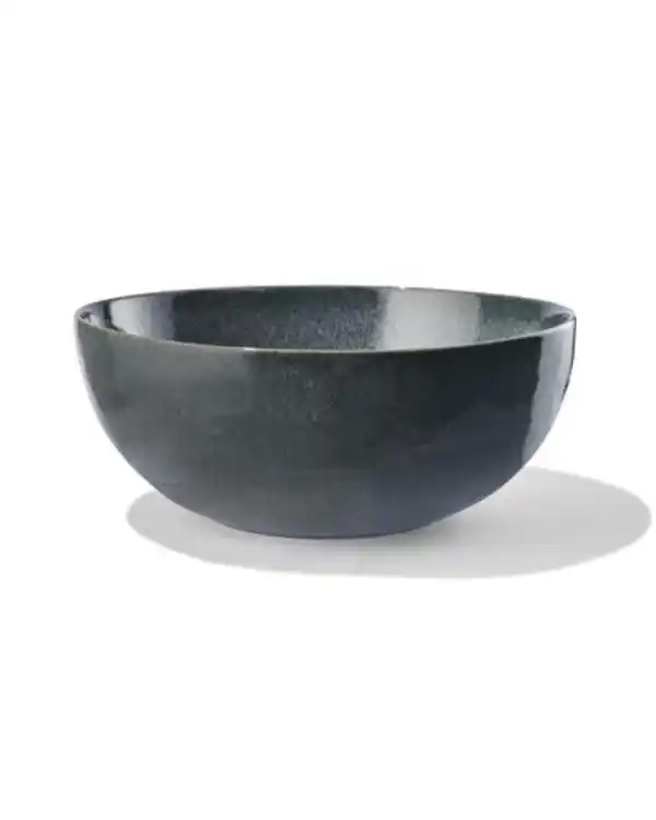 Bild 1 von Schale Porto, 26 cm, reaktive Glasur, schwarz