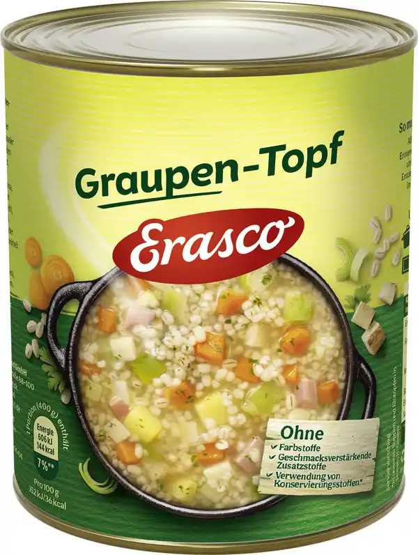 Bild 1 von Erasco Graupen-Topf 800G