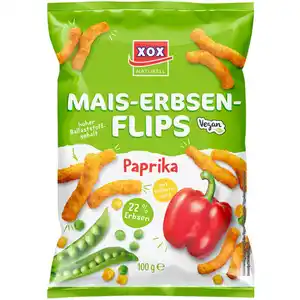 XOX 2 x Mais-Erbsenflips Paprika