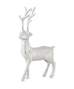 Deko-Rentier Weihnachten, ca. 15 x 6 x 28 cm, silber