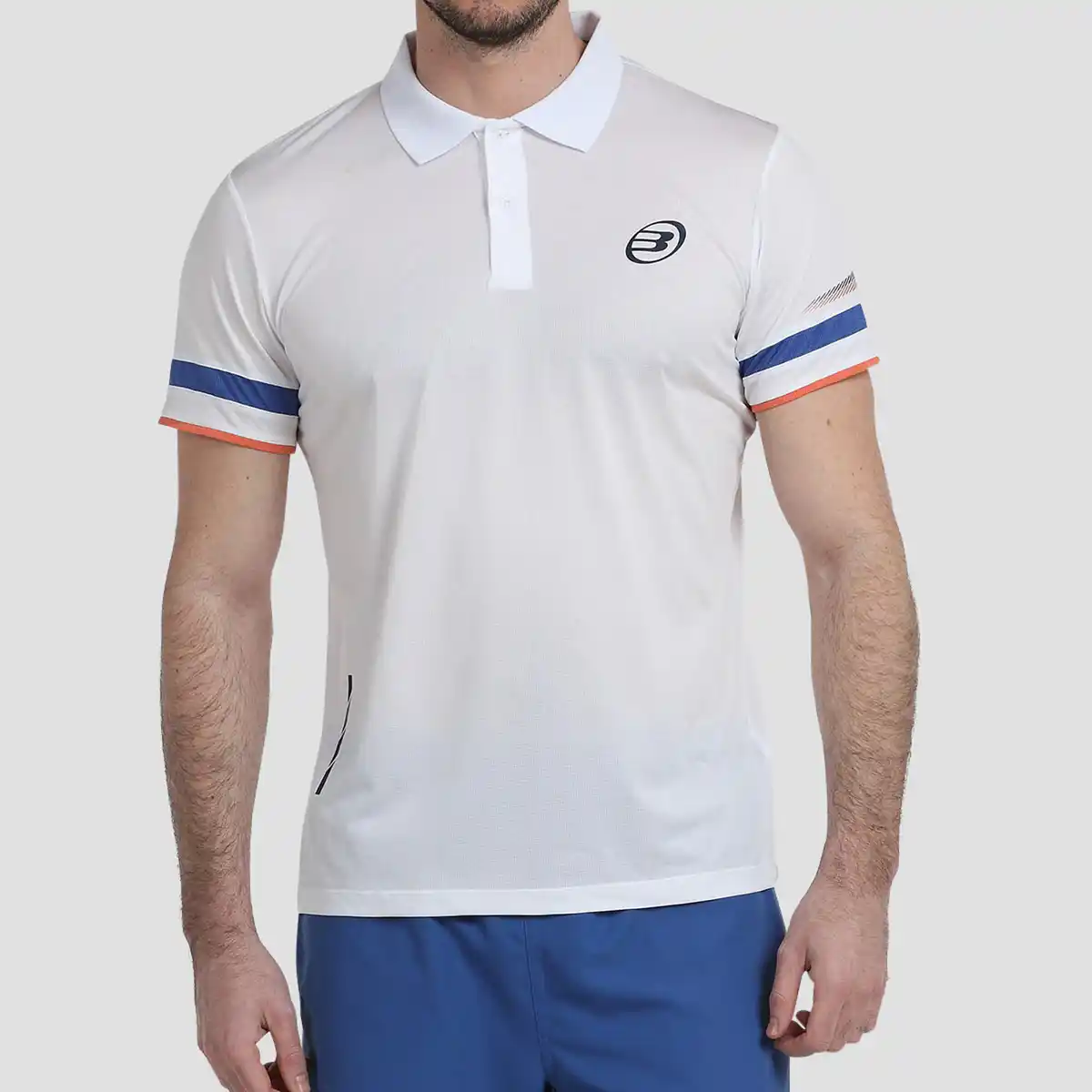 Bild 1 von Herren Padel Poloshirt kurzarm - Bullpadel Lules weiss Weiß