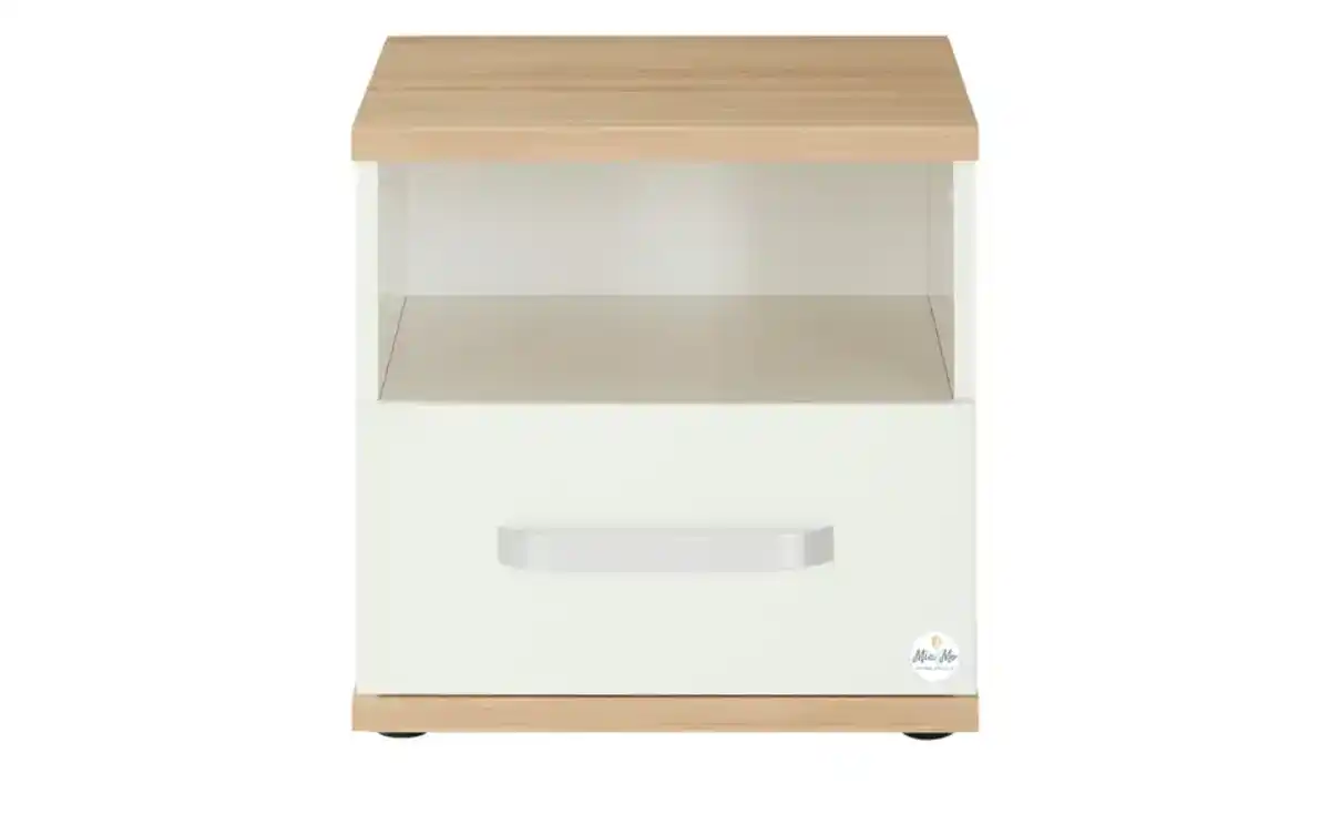 Bild 2 von Mia & Mo Nachtkommode  Clea ¦ weiß ¦ Maße (cm): B: 45 H: 45 T: 41,3 Tische > Nachttische - Möbel Kraft