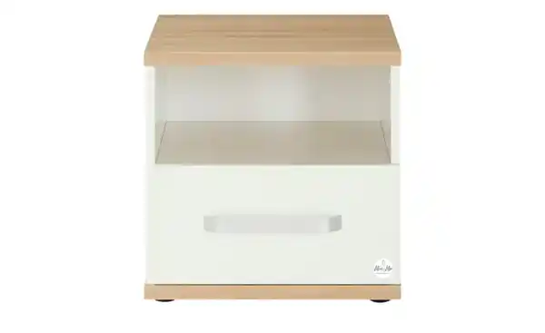 Bild 2 von Mia & Mo Nachtkommode  Clea ¦ weiß ¦ Maße (cm): B: 45 H: 45 T: 41,3 Tische > Nachttische - Möbel Kraft