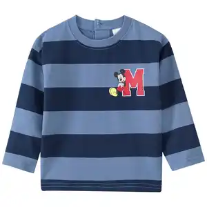 Micky Maus Langarmshirt im College-Style BLAU / DUNKELBLAU