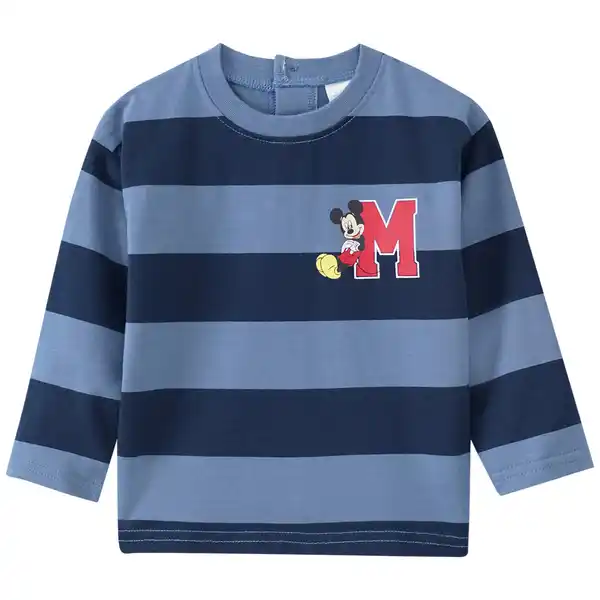 Bild 1 von Micky Maus Langarmshirt im College-Style BLAU / DUNKELBLAU