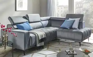 uno Ecksofa aus Mikrofaser Carrara