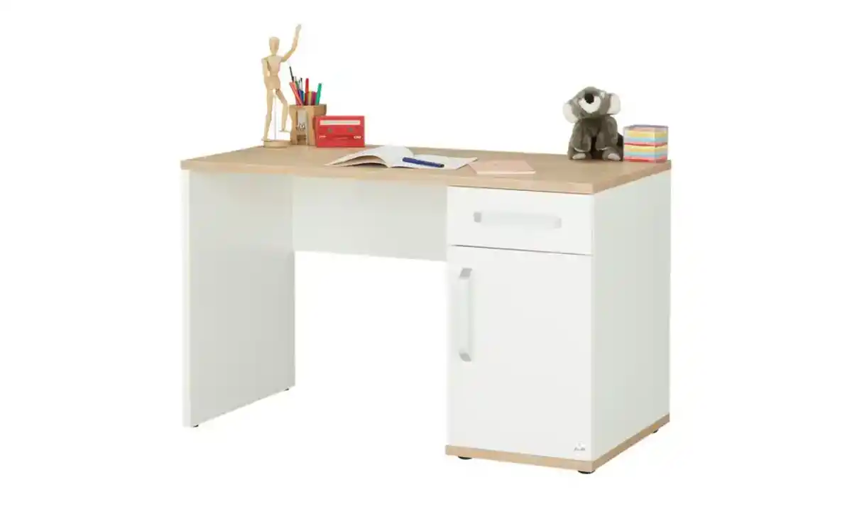 Bild 3 von Mia & Mo Schreibtisch  Clea ¦ weiß ¦ Maße (cm): B: 120 H: 74 T: 60 Tische > Bürotische - Möbel Kraft