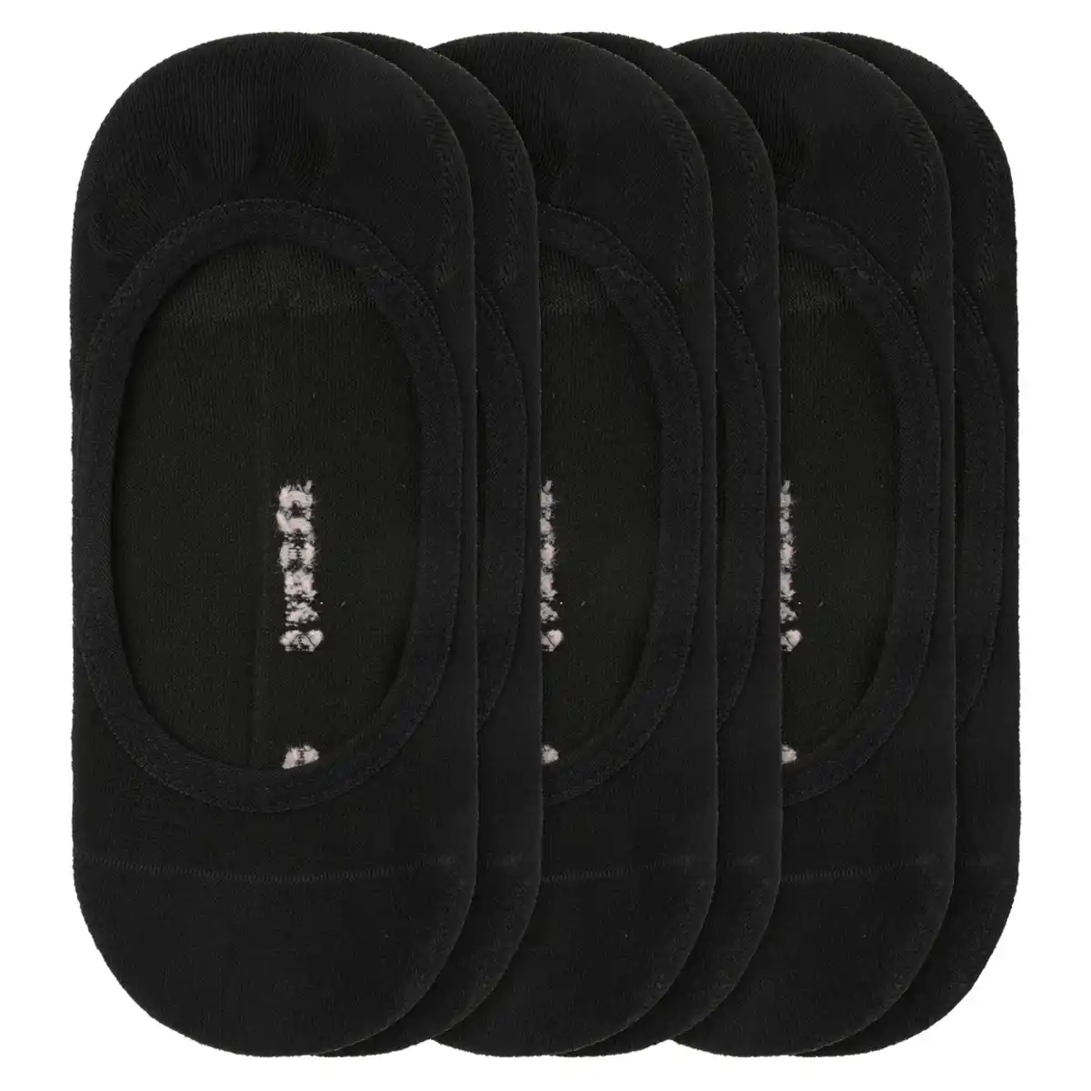 Bild 1 von 3 Paar Damen Füsslinge mit Viskose aus Bambus SCHWARZ