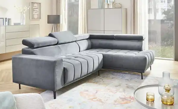 Bild 2 von uno Ecksofa aus Mikrofaser Carrara