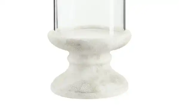 Bild 2 von Windlicht mit Glasaufsatz ¦ grau ¦ Zement, Glas  ¦ Maße (cm): H: 25,5  Ø: [16.0] Dekoration > Laternen & Windlichter - Möbel Kraft