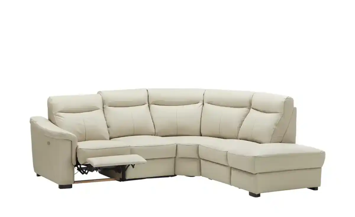 Bild 2 von Primo Ecksofa Leder und Kunstleder Barcelona ¦ beige ¦ Maße (cm): B: 229 H: 99 T: 260 Polstermöbel > Sofas > Ecksofas - Möbel Kraft