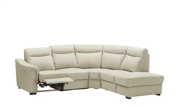 Bild 2 von Primo Ecksofa Leder und Kunstleder Barcelona ¦ beige ¦ Maße (cm): B: 229 H: 99 T: 260 Polstermöbel > Sofas > Ecksofas - Möbel Kraft
