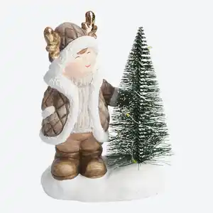 Deko-Figur im Winter-Design, ca. 10x6x15cm, Brown