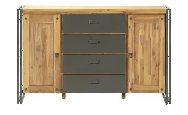 Bild 2 von Sideboard Soft-Close-System ¦ holzfarben ¦ Maße (cm): B: 143 H: 88 T: 40 Kommoden & Sideboards > Sideboards - Möbel Kraft