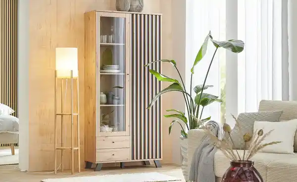 Bild 3 von KHG Stehleuchte, 1-flammig, Bambus mit Ablage