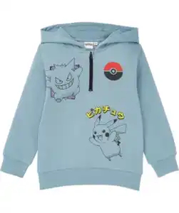 Pokémon Sweatshirt, Kapuze, blau