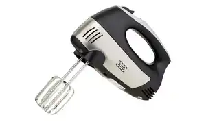 KHG Handmixer  HM-305 (SE) ¦ schwarz ¦ Kunststoff, Edelstahl ¦ Maße (cm): B: 10,6 H: 23 T: 17,2 Sale > Elektro-Sale - Möbel Kraft