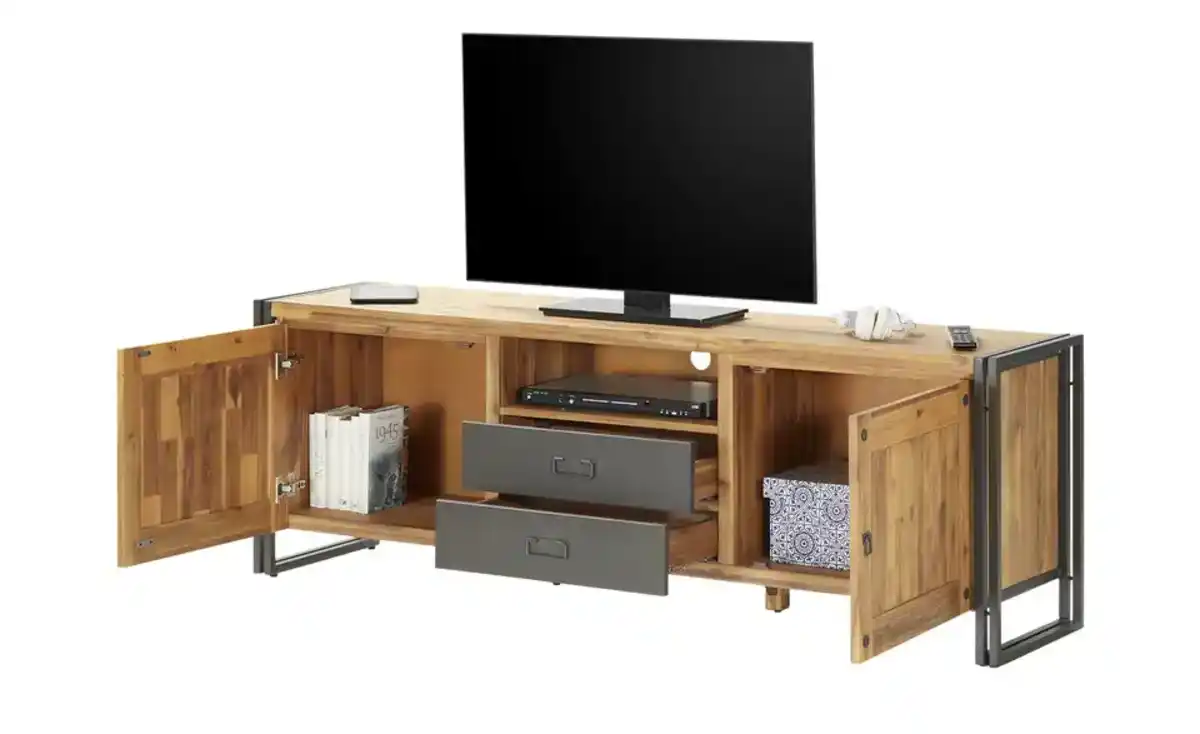 Bild 2 von TV-Lowboard Soft-Close-System ¦ holzfarben ¦ Maße (cm): B: 178 H: 60 T: 42 Kommoden & Sideboards > Lowboards - Möbel Kraft