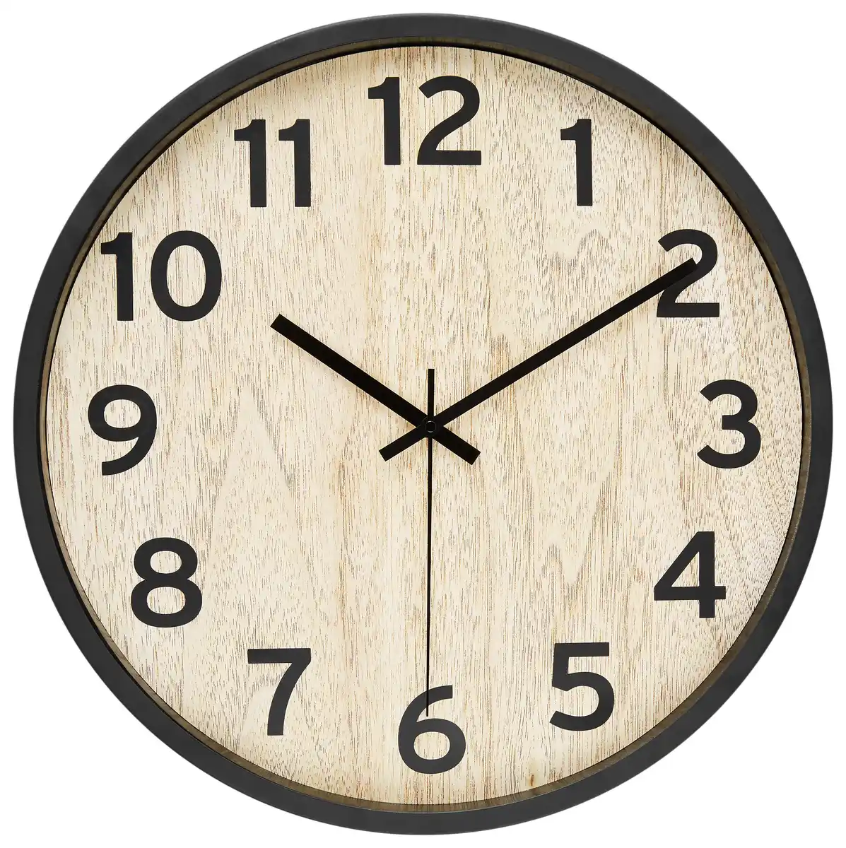 Bild 1 von Wanduhr Kelly Ø ca. 50,8cm, Naturfarben, Schwarz