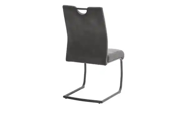 Bild 2 von Primo Polsterschwingstuhl  mit Griff Saros ¦ grau ¦ Maße (cm): B: 49 H: 98 T: 63 Stühle > Esszimmerstühle - Möbel Kraft