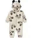 Bild 1 von Mickey Mouse Fleece-Schlafanzug, Kapuze, hellgrau