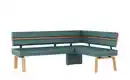 Bild 1 von Eckbank  Leder ¦ blau ¦ Maße (cm): B: 203 H: 88 T: 157 Bänke > Eckbänke - Möbel Kraft