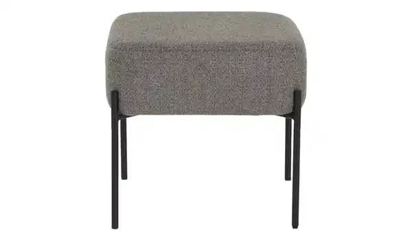 Bild 3 von Polsterhocker ¦ grau ¦ Maße (cm): B: 43 H: 40 T: 43 Polstermöbel > Hocker - Möbel Kraft