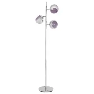 Kare-Design Stehleuchte, Metall, 40x151x25.5 cm, Fußschalter, Lampen & Leuchten, Innenbeleuchtung, Stehlampen, Stehlampen