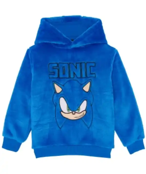 Bild 1 von Sonic Sweatshirt, Sonic, Kapuze, royalblau