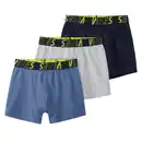 Bild 1 von 3 Jungen Boxer im Set BLAU / DUNKELBLAU / HELLGRAU