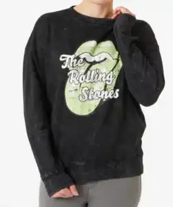 Rolling Stones Sweatpullover, Rundhalsausschnitt, grau