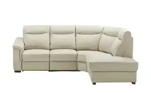 Primo Ecksofa Leder und Kunstleder Barcelona ¦ beige ¦ Maße (cm): B: 229 H: 99 T: 260 Polstermöbel > Sofas > Ecksofas - Möbel Kraft