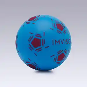 Mini Fussball Schaumstoff - blau/violett EINHEITSFARBE