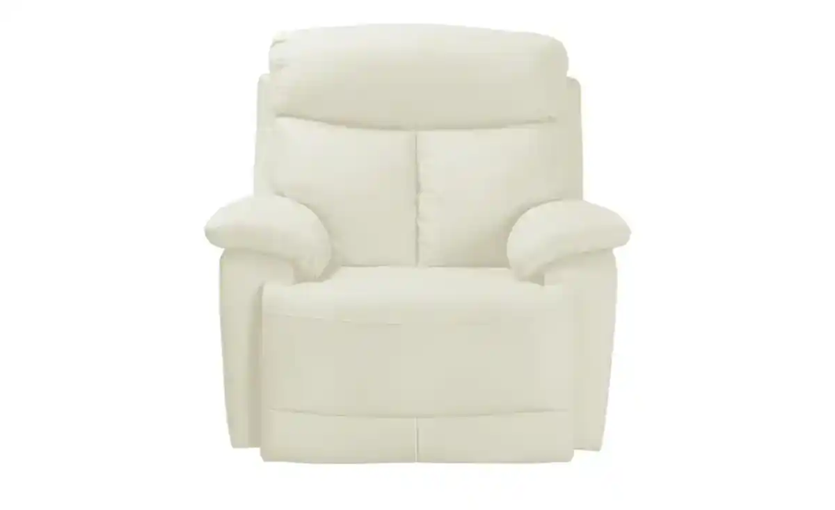 Bild 3 von Wohnwert Einzelsofa aus Echtleder mit manueller Relaxfunktion Ambra ¦ beige ¦ Maße (cm): B: 104 H: 102 T: 102 Polstermöbel > Sessel > Ledersessel - Möbel Kraft