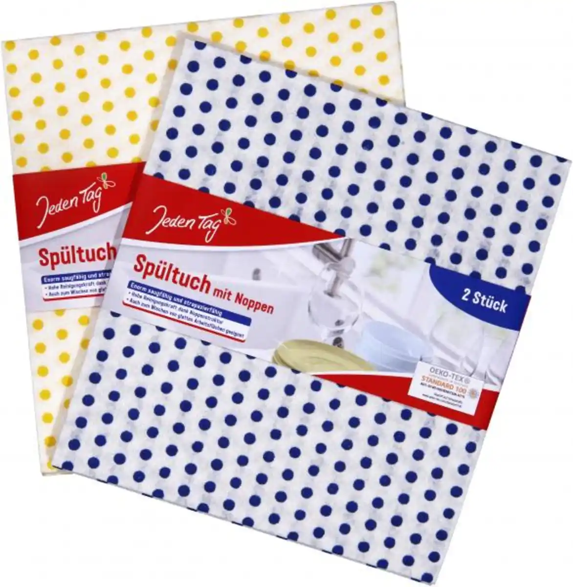 Bild 1 von Jeden Tag Spültuch mit Noppen 2 Stück
