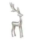Bild 1 von Deko-Rentier Weihnachten, ca. 10 x 4 x 22 cm, silber